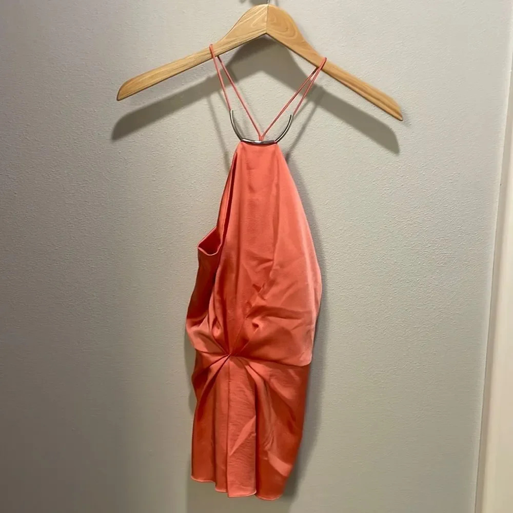 Reiss woman’s salmon colored top